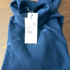 Burberry Navy Blue Turtleneck Sweater